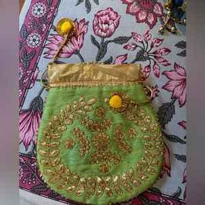 Green mini bag/purse